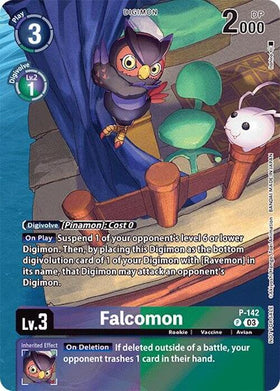 Falcomon (Update Pack 2024) [P-142] [Digimon Promotion Cards] Foil