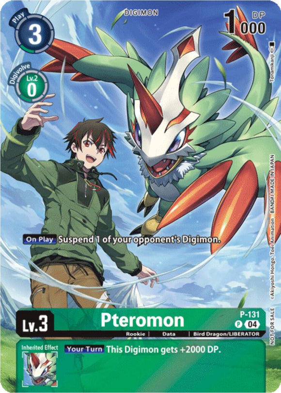 Pteromon (Digimon Liberator Promotion) (Textured) [P-131] [Digimon Promotion Cards] Foil