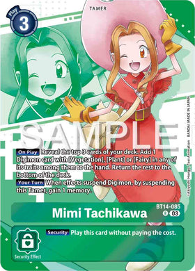 Mimi Tachikawa (Premium Heroines Set) [BT14-085] [Blast Ace] Foil
