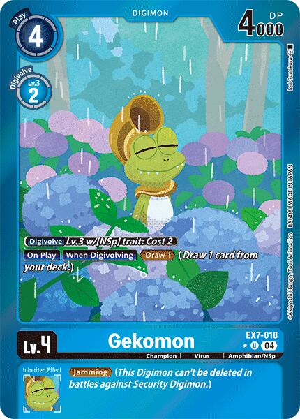Gekomon (Foil) [EX7-018] [Digimon LIBERATOR] Foil