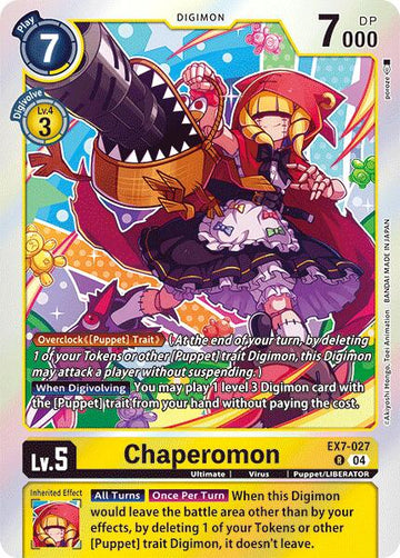 Chaperomon [EX7-027] [Digimon LIBERATOR] Foil