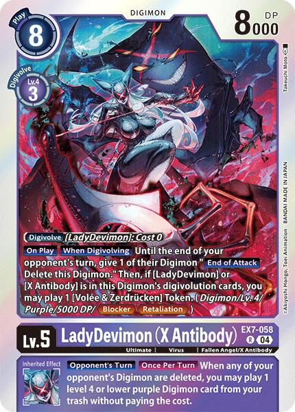 LadyDevimon (X Antibody) [EX7-058] [Digimon LIBERATOR] Foil