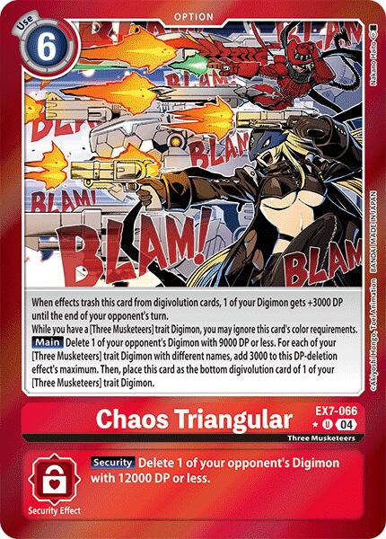 Chaos Triangular (Foil) [EX7-066] [Digimon LIBERATOR] Foil