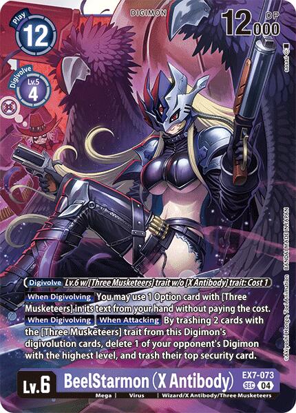 BeelStarmon (X Antibody) [EX7-073] [Digimon LIBERATOR] Foil