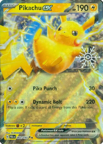Pikachu ex (Holiday Calendar) [063/193] [Paldea Evolved] Holofoil