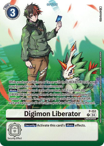 Digimon Liberator (Legend Pack 2024) [P-151] [Digimon Promotion Cards] Foil
