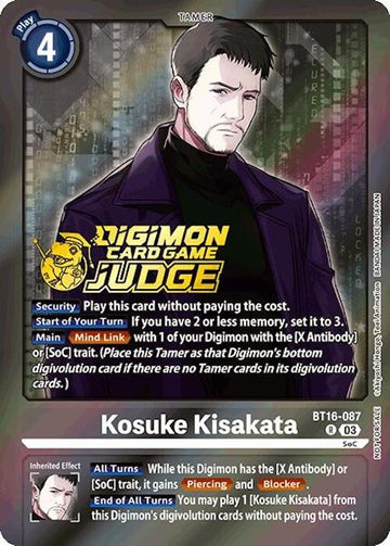 Kosuke Kisakata (Judge Pack 6) [BT16-087] [Beginning Observer] Foil