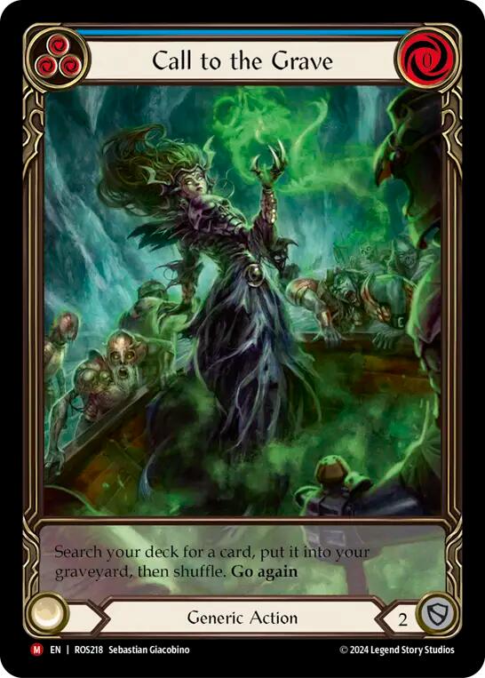 Call to the Grave (Extended Art) [ROS218] [Rosetta] Rainbow Foil