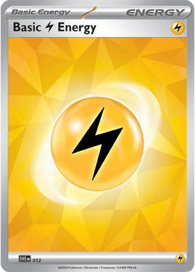 Basic Lightning Energy [012] [Stellar Crown] Holofoil