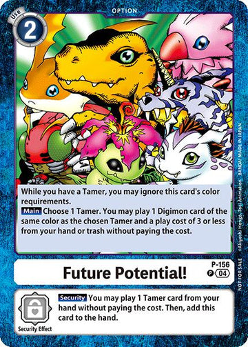 Future Potential! (Store Tournament 2024 Oct. - Dec. Participation Pack) [P-156 P] [Digimon Promotion Cards]