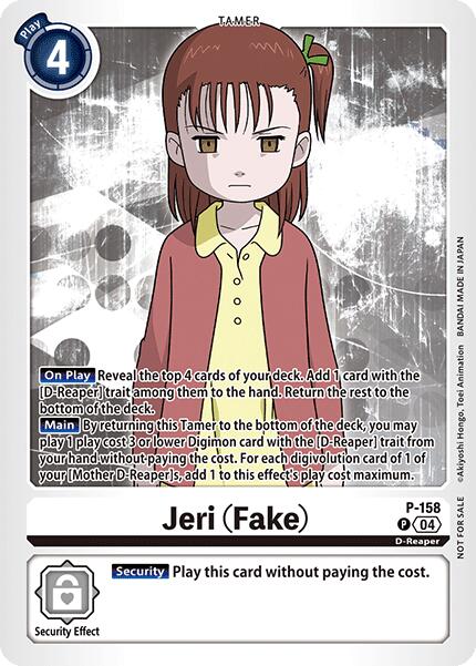 Jeri (Fake) (Store Tournament 2024 Oct. - Dec. Participation Pack) [P-158] [Digimon Promotion Cards]