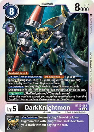 DarkKnightmon [BT19-063] [Release Special Booster 2.0] Foil