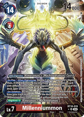 Millenniummon (Alternate Art) [BT18-019] [Release Special Booster 2.0] Foil