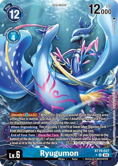 Ryugumon (Alternate Art) [BT19-027] [Release Special Booster 2.0] Foil