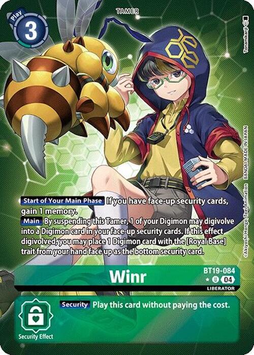 Winr (Alternate Art) [BT19-084] [Release Special Booster 2.0] Foil