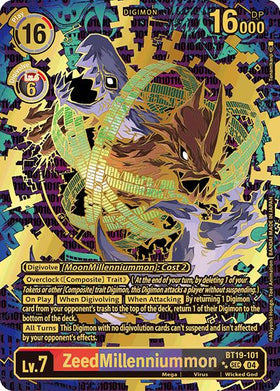 ZeedMillenniummon (Textured) [BT19-101] [Release Special Booster 2.0] Foil