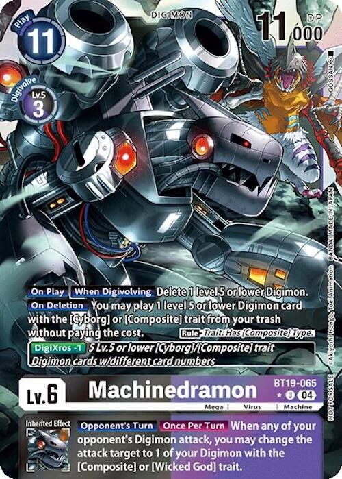Machinedramon (Release Special Booster 2.0: Box Promotion Pack) [BT19-065] [Release Special Booster 2.0] Foil