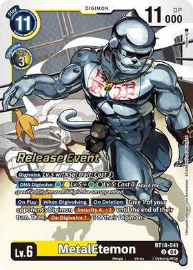 MetalEtemon [BT18-041] [Release Special Booster 2.0 Celebration Event Cards] Foil