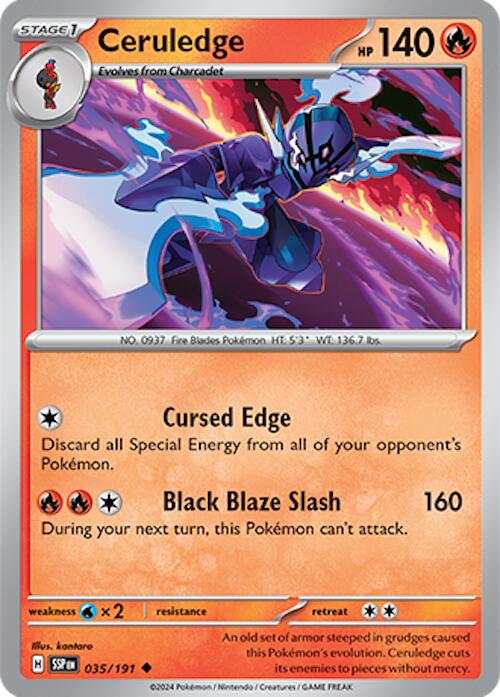 Ceruledge [035/191] [Surging Sparks] Reverse Holofoil