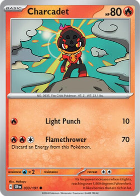 Charcadet [033/191] [Surging Sparks] Reverse Holofoil