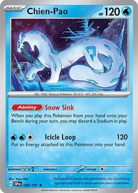 Chien-Pao [056/191] [Surging Sparks] Holofoil