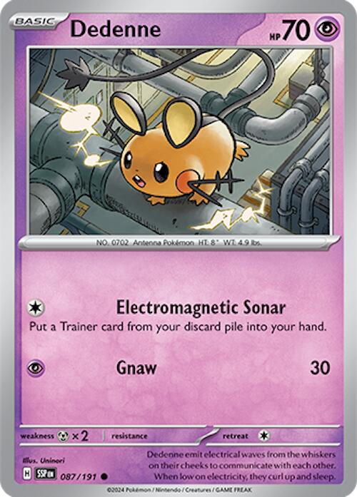 Dedenne [087/191] [Surging Sparks] Reverse Holofoil