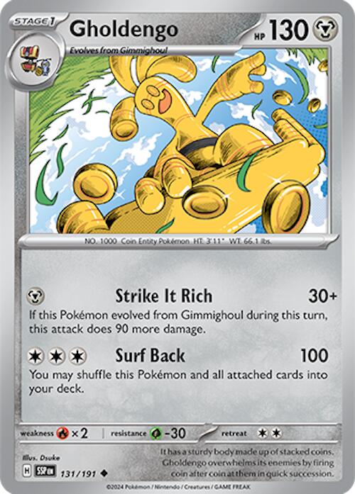 Gholdengo [131/191] [Surging Sparks] Reverse Holofoil
