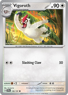 Vigoroth [146/191] [Surging Sparks] Reverse Holofoil
