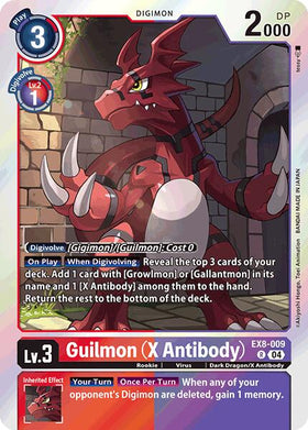 Guilmon (X Antibody) [EX8-009] [Chain of Liberation] Foil