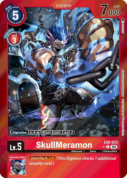 SkullMeramon (Limited Foil) [EX8-013] [Chain of Liberation] Foil
