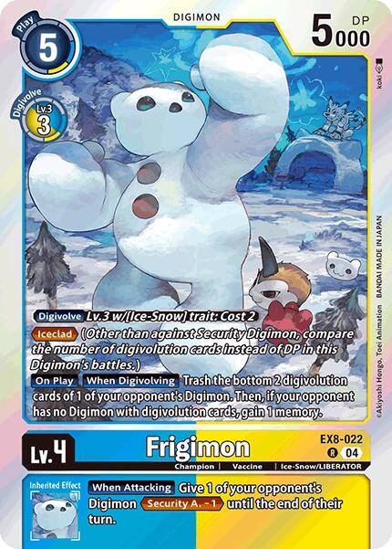 Frigimon [EX8-022] [Chain of Liberation] Foil