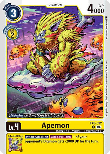 Apemon [EX8-032 C] [Chain of Liberation]