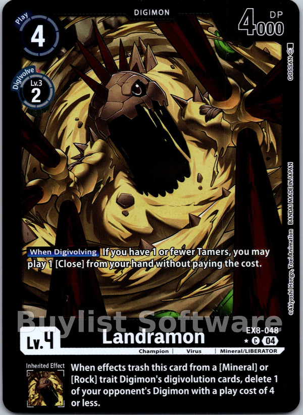 Landramon (Limited Foil) [EX8-048] [Chain of Liberation] Foil