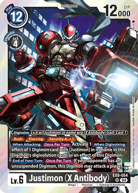 Justimon (X Antibody) [EX8-054] [Chain of Liberation] Foil