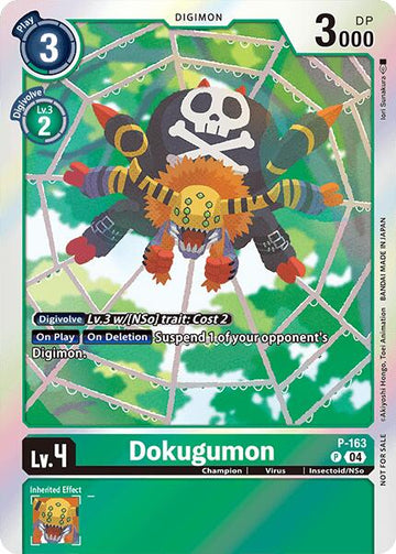 Dokugumon (-Chain of Liberation- Upgrade Pack [P-163] [Digimon Promotion Cards] Foil