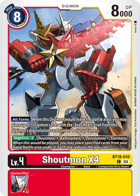 Shoutmon X4 [BT19-010] [Release Special Booster 2.5]