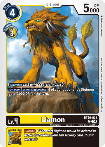 Liamon [BT20-031] [Release Special Booster 2.5]