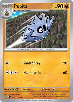 Pupitar [048/131] [Prismatic Evolutions] Reverse Holofoil
