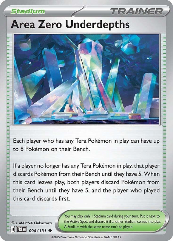 Area Zero Underdepths [094/131] [Prismatic Evolutions] Reverse Holofoil