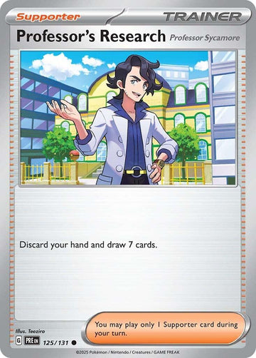 Professor's Research [Professor Sycamore] [125/131] [Prismatic Evolutions] Reverse Holofoil