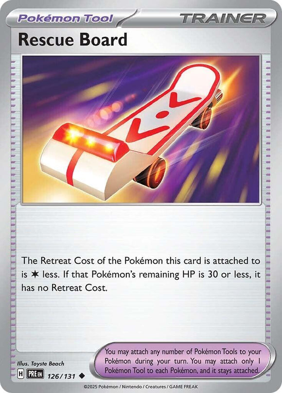 Rescue Board [126/131] [Prismatic Evolutions] Reverse Holofoil