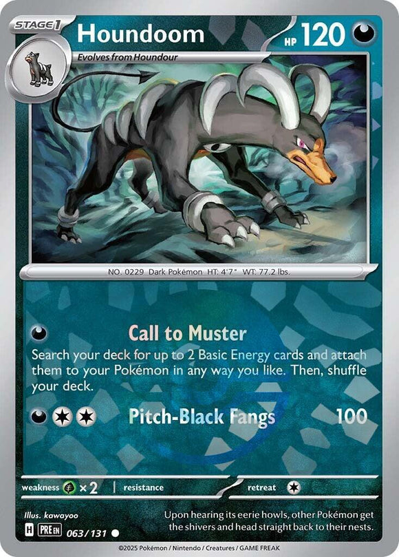 Houndoom (Poke Ball Pattern) [063/131] [Prismatic Evolutions] Holofoil