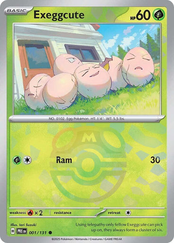Exeggcute (Master Ball Pattern) [001/131] [Prismatic Evolutions] Holofoil