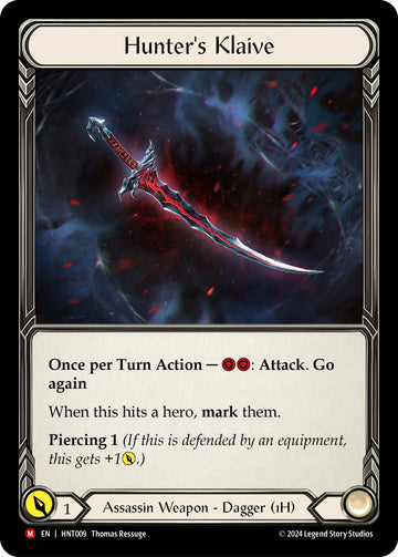Hunter's Klaive [HNT009] [The Hunted] Cold Foil
