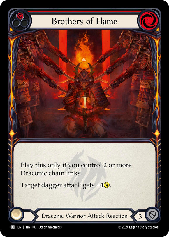 Brothers of Flame (Red) [HNT107] [The Hunted] Rainbow Foil