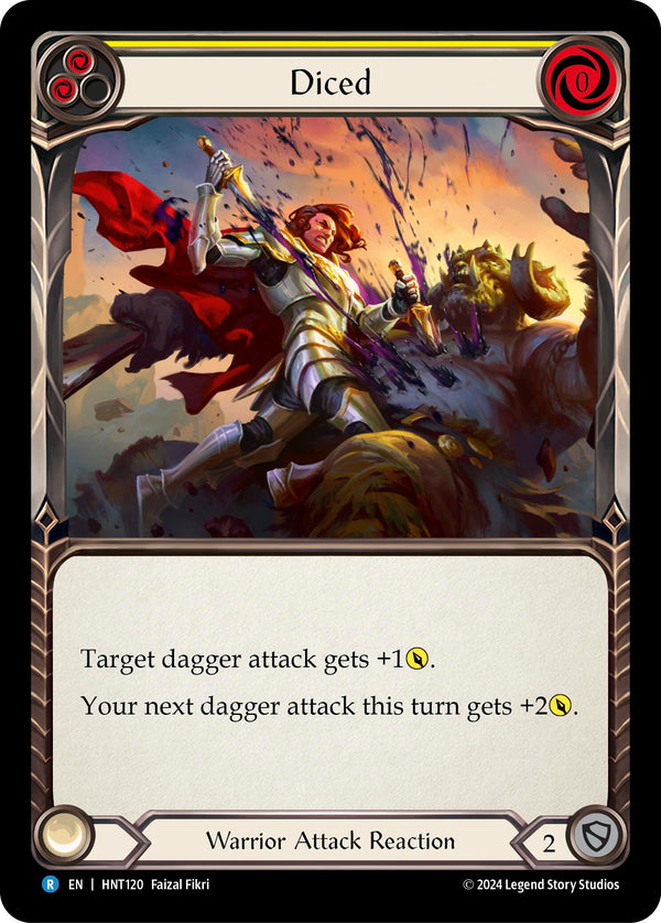 Diced (Yellow) [HNT120] [The Hunted]