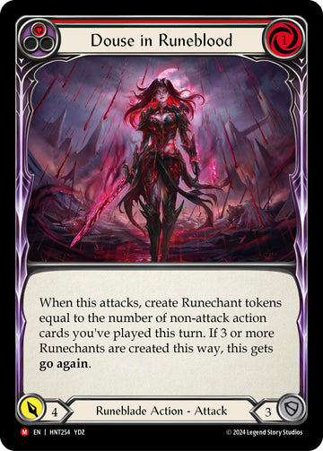 Douse in Runeblood [HNT254] [The Hunted] Rainbow Foil