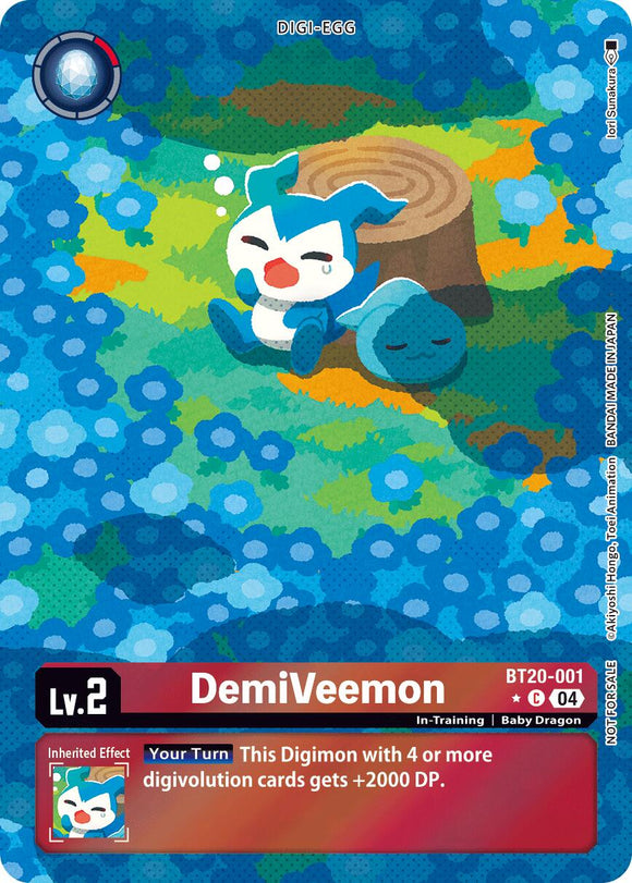 DemiVeemon (Release Special Booster 2.5: Box Promotion Pack) [BT20-001] [Release Special Booster 2.5] Foil