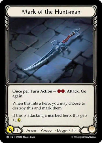 Mark of the Huntsman // Obsidian Fire Vein [HNT010//HNT100] [The Hunted]
