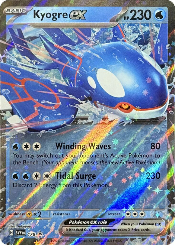 Kyogre ex [178] [Scarlet & Violet Promo Cards] Holofoil